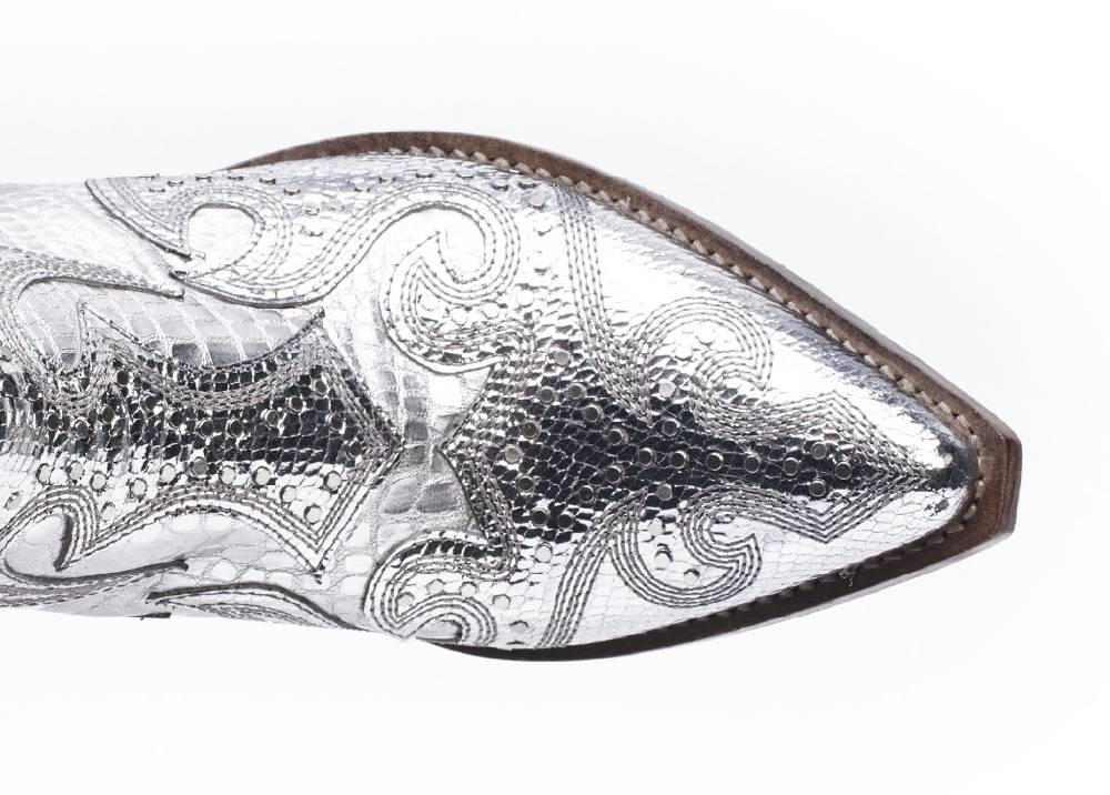 Jo Ghost Tronchetto Minivipera Silver Moda
