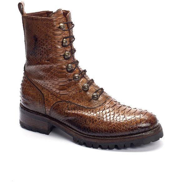 Jo Ghost Stivaletto pitone crust 2738 Sconto