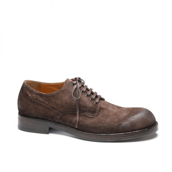 Jo Ghost Scarpa stringata in pellame peach 3269 Vendite Flash