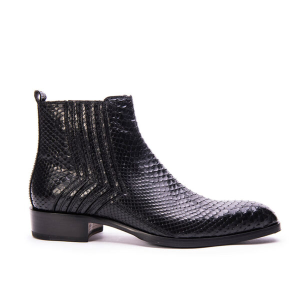 Jo Ghost Stivaletto nero in pitone 2014 In Saldo