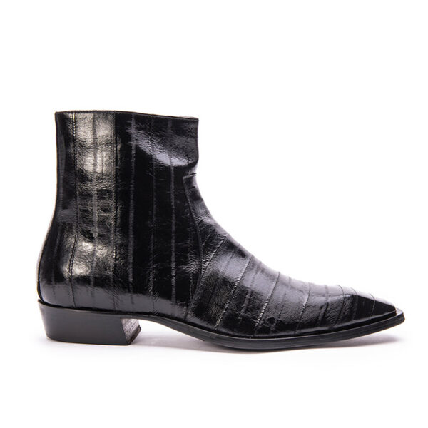 Jo Ghost Stivaletto nero in anguilla 2339 Moda