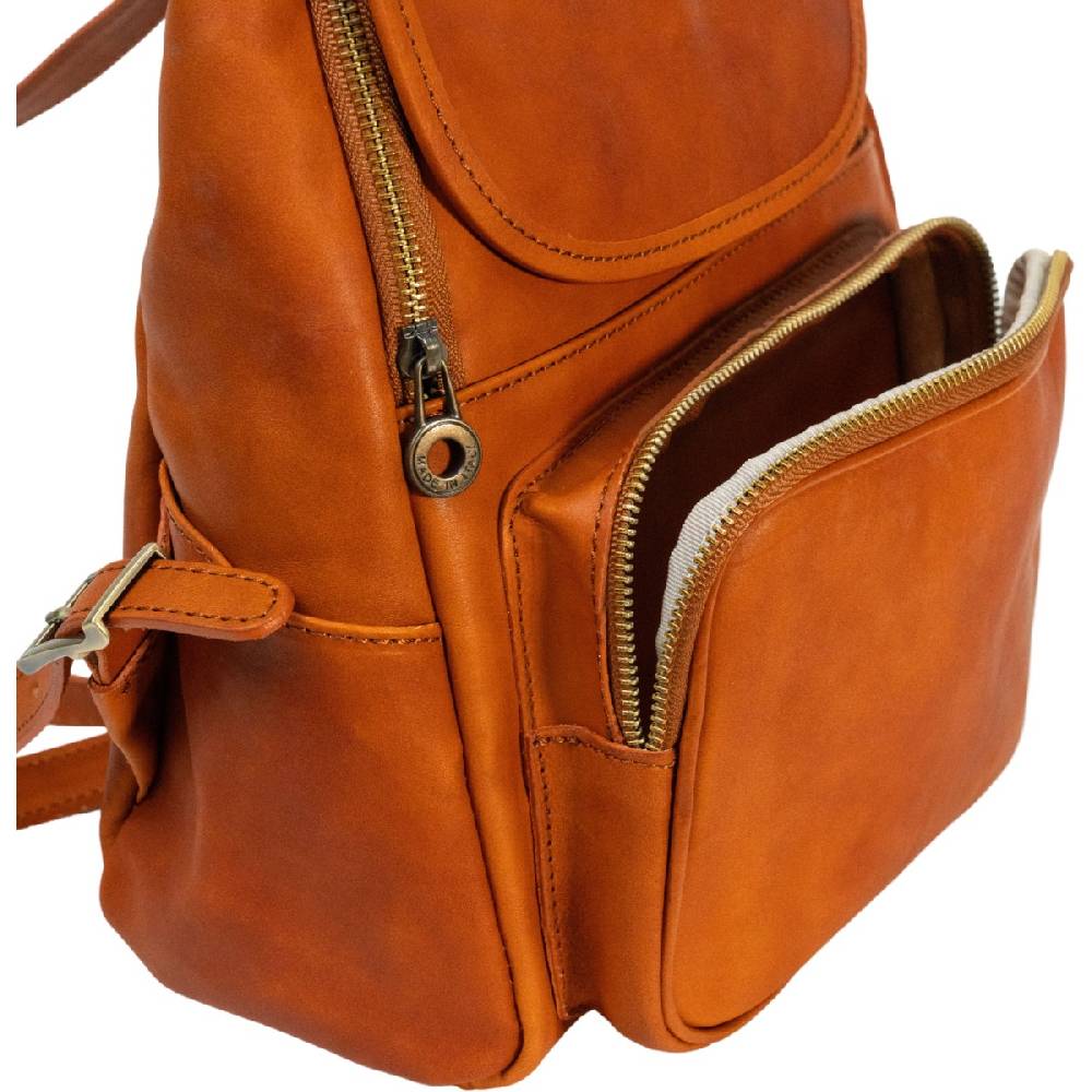 Lartigiano Del Cuoio Zaino donna in pelle di vitello 100% Handmade in Italy Italia