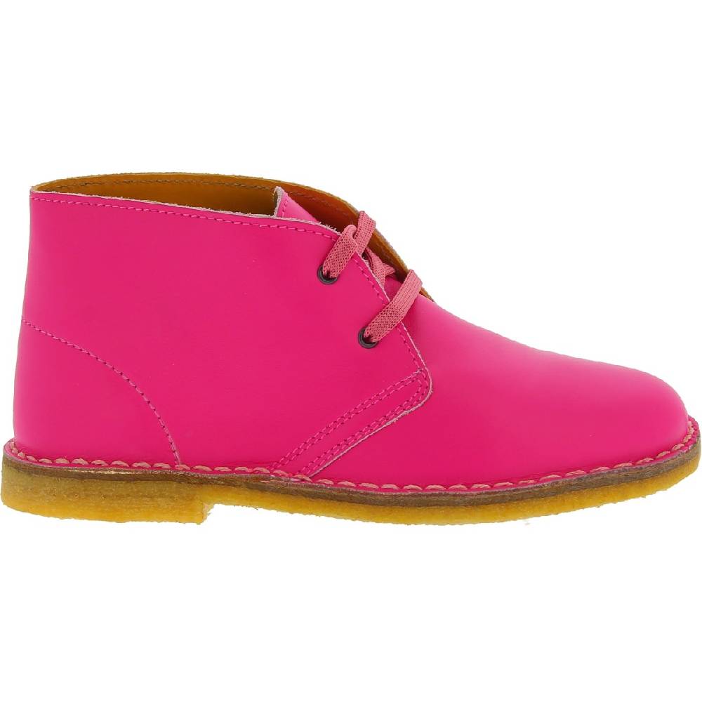 Lartigiano Del Cuoio Polacchine da bambina in pelle fucsia fatte a mano in Italia Novità