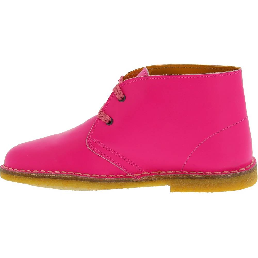 Lartigiano Del Cuoio Polacchine da bambina in pelle fucsia fatte a mano in Italia Novità