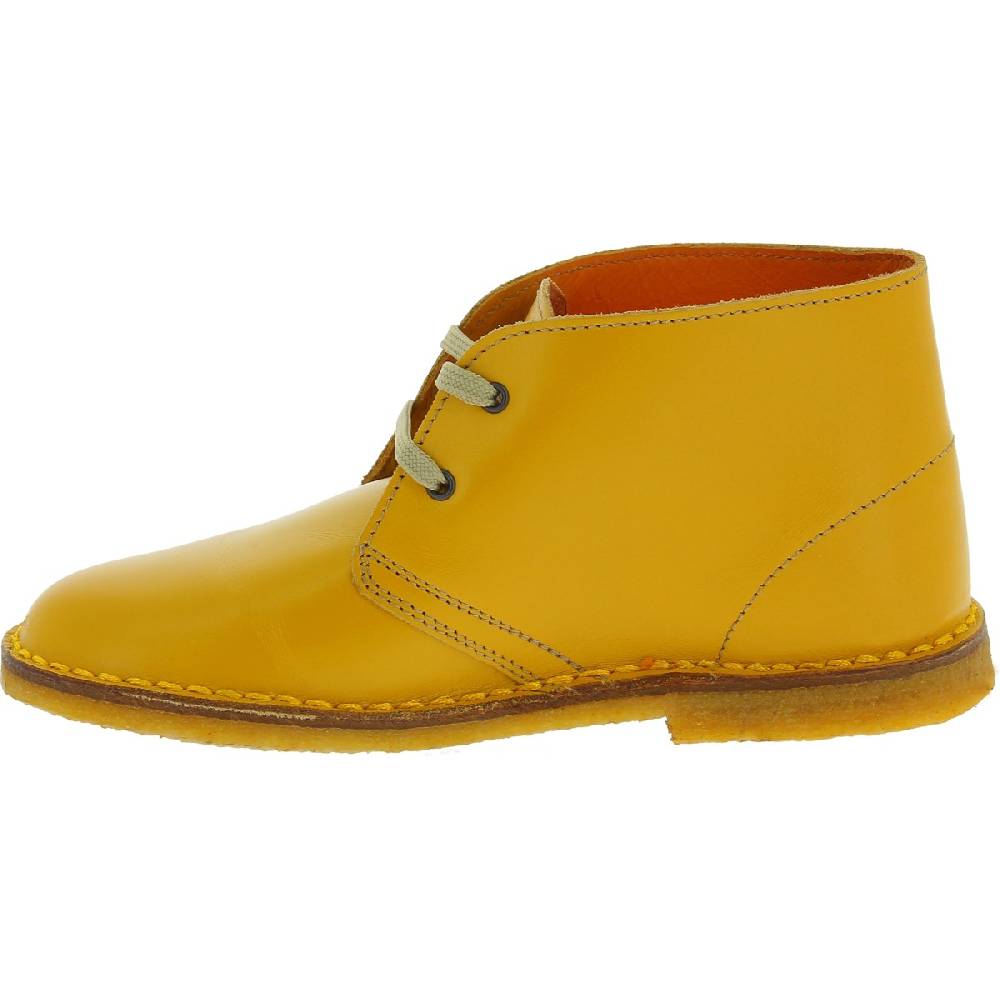 Lartigiano Del Cuoio Polacchine pelle da bambino color giallo fatte a mano in Italia Economico