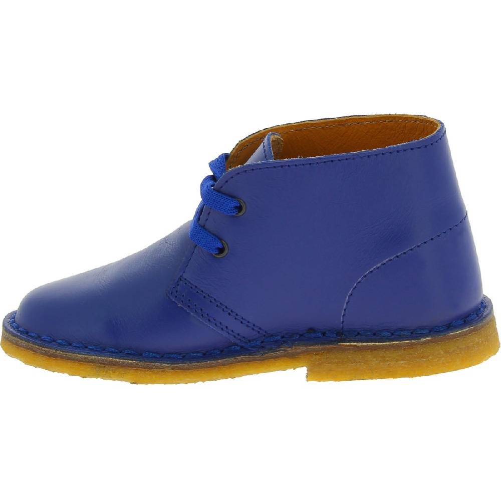 Lartigiano Del Cuoio Polacchine bambino bambina in vera pelle blu fatte a mano in Italia In Vendita