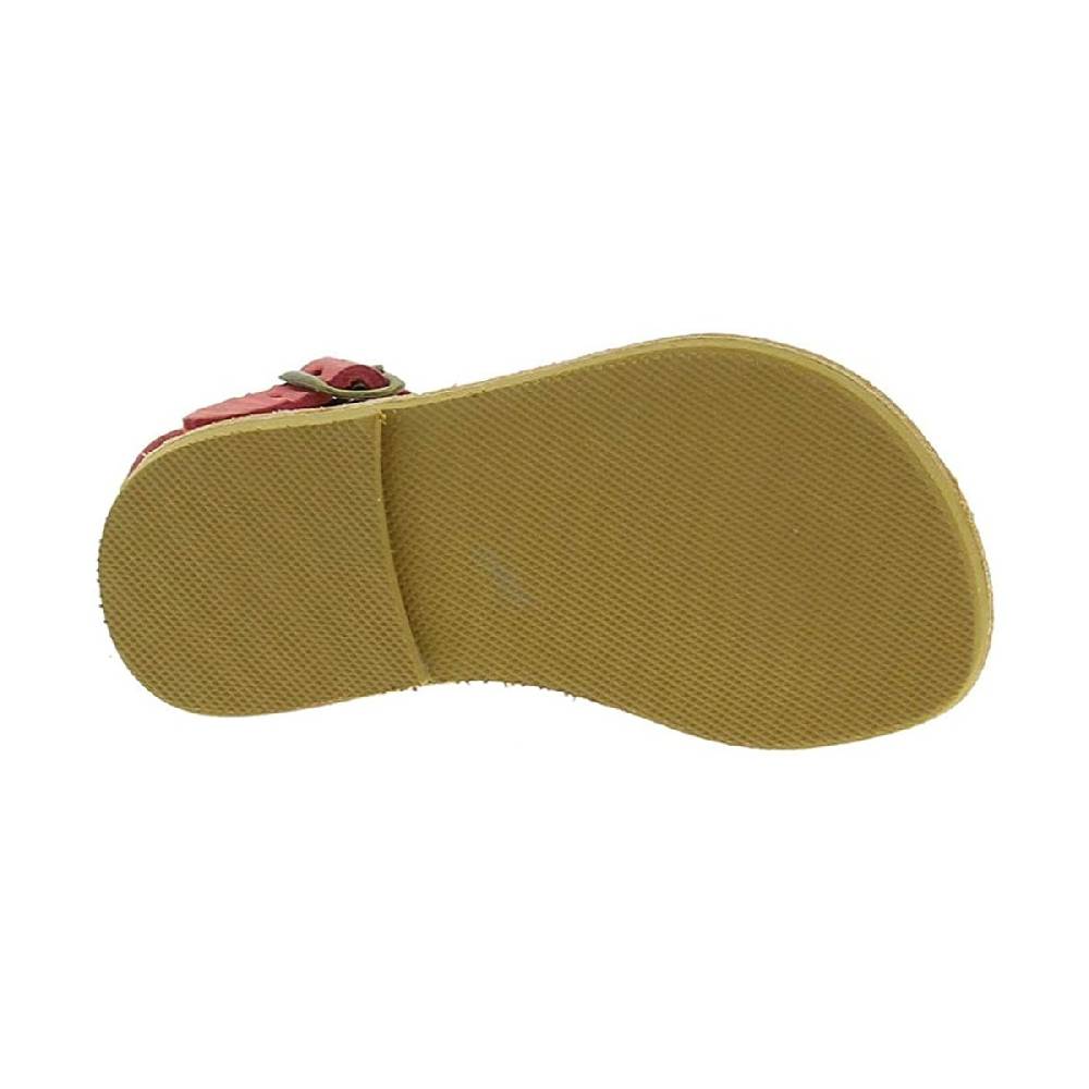 Lartigiano Del Cuoio Sandali intrecciati da bambina in pelle nubuck rosa chiaro chiusura con fibbia Saldi