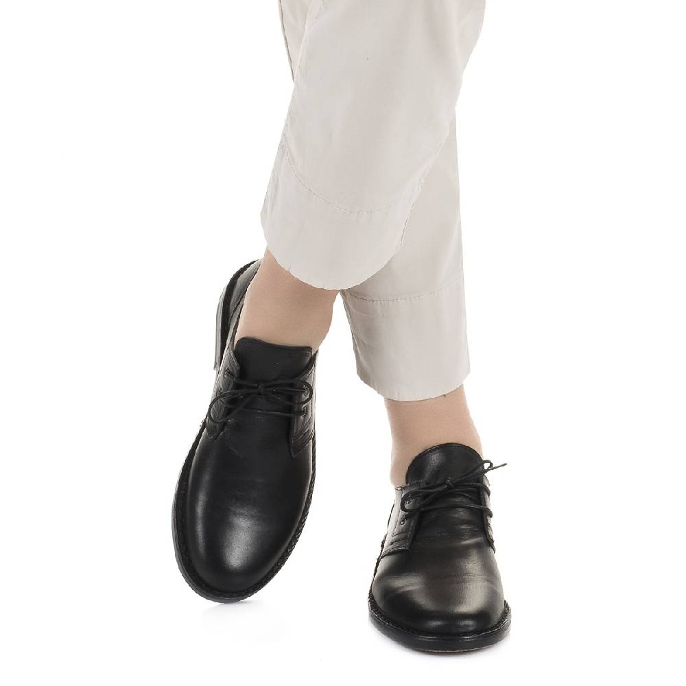 Lartigiano Del Cuoio Scarpe basse da donna in pelle nera fatte a mano in Italia Promozione