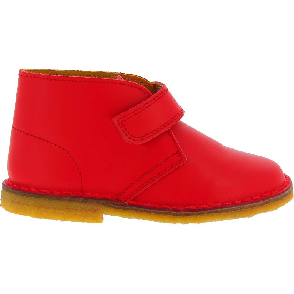 Lartigiano Del Cuoio Scarponcini bambino bambina in pelle rossa fatti a mano in Italia Vendite Flash