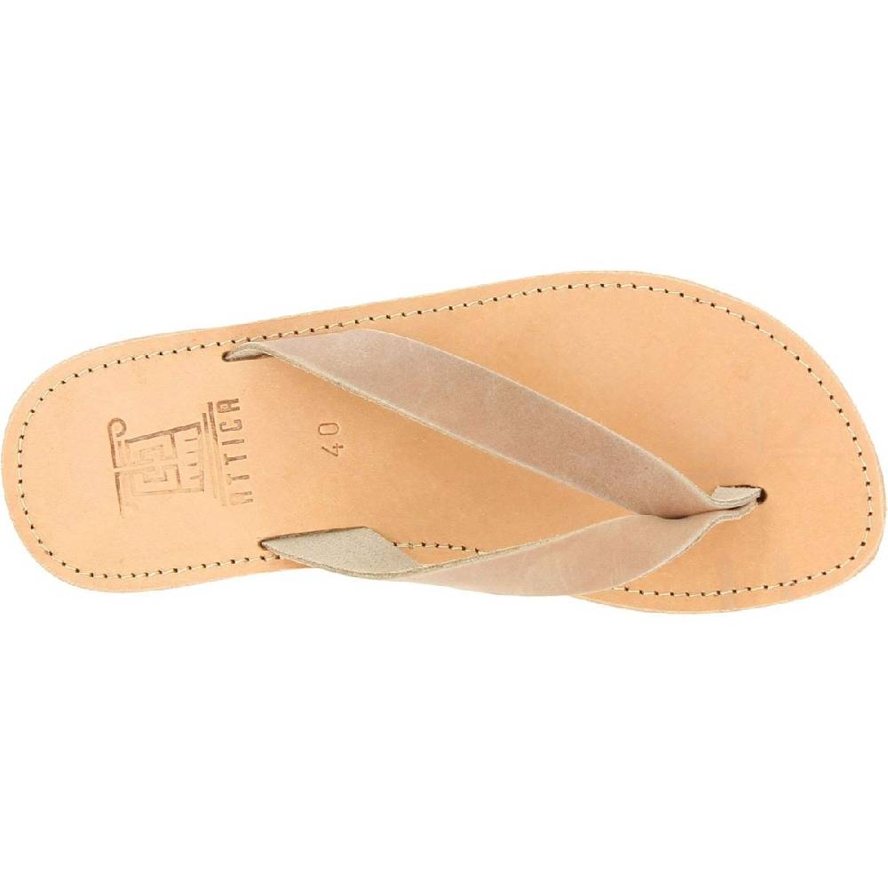 Lartigiano Del Cuoio Sandali infradito slip-on da uomo in pelle nabuk nude fatti a mano Soddisfazione Garantita