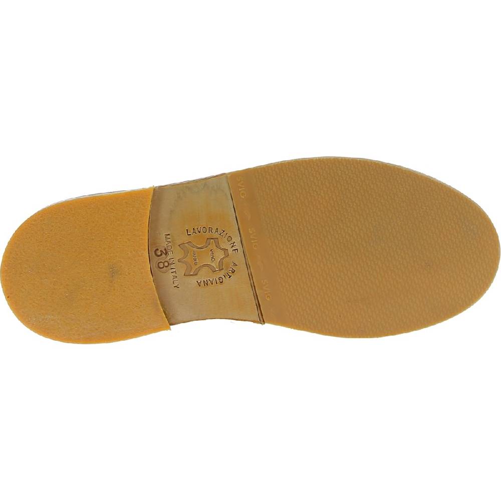 Lartigiano Del Cuoio Scarpe basse da donna in pelle marrone fatte a mano in Italia Promozione Limitata
