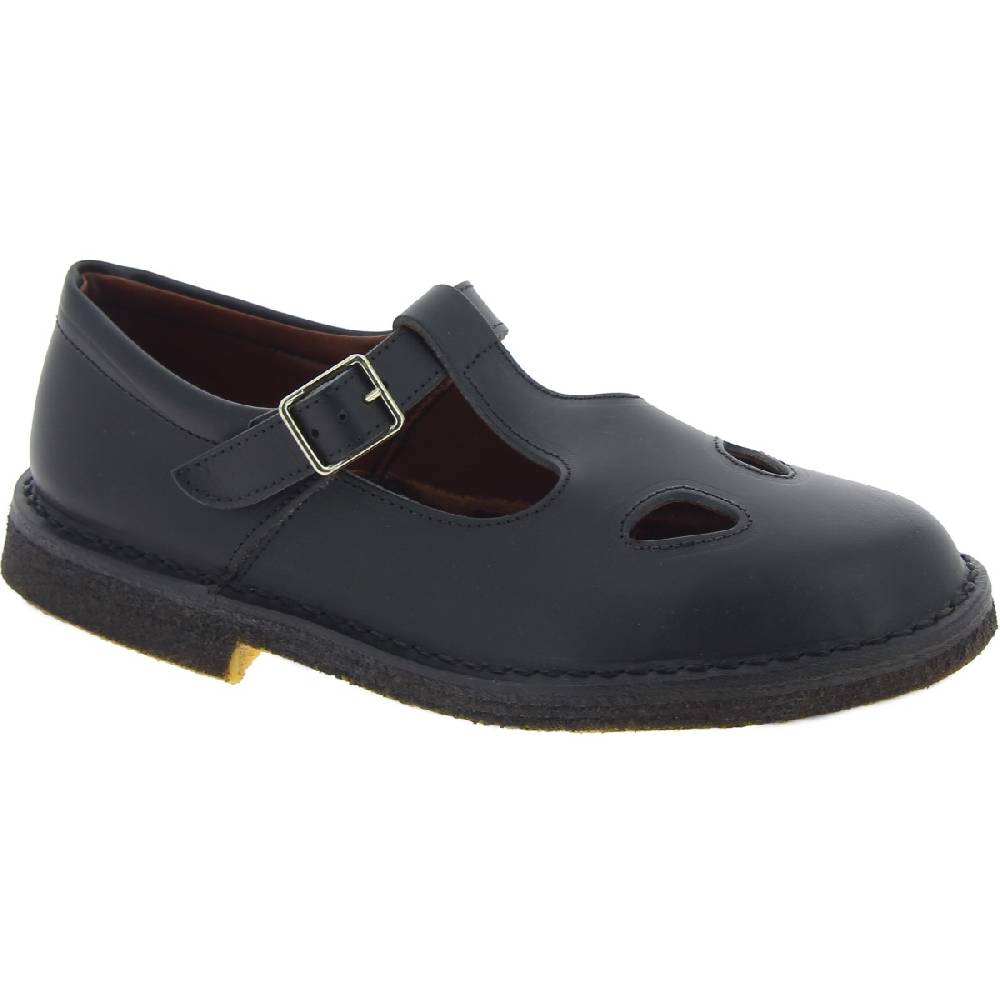 Lartigiano Del Cuoio Scarpe occhio di bue da adulto in pelle nera fatte a mano in Italia Novità