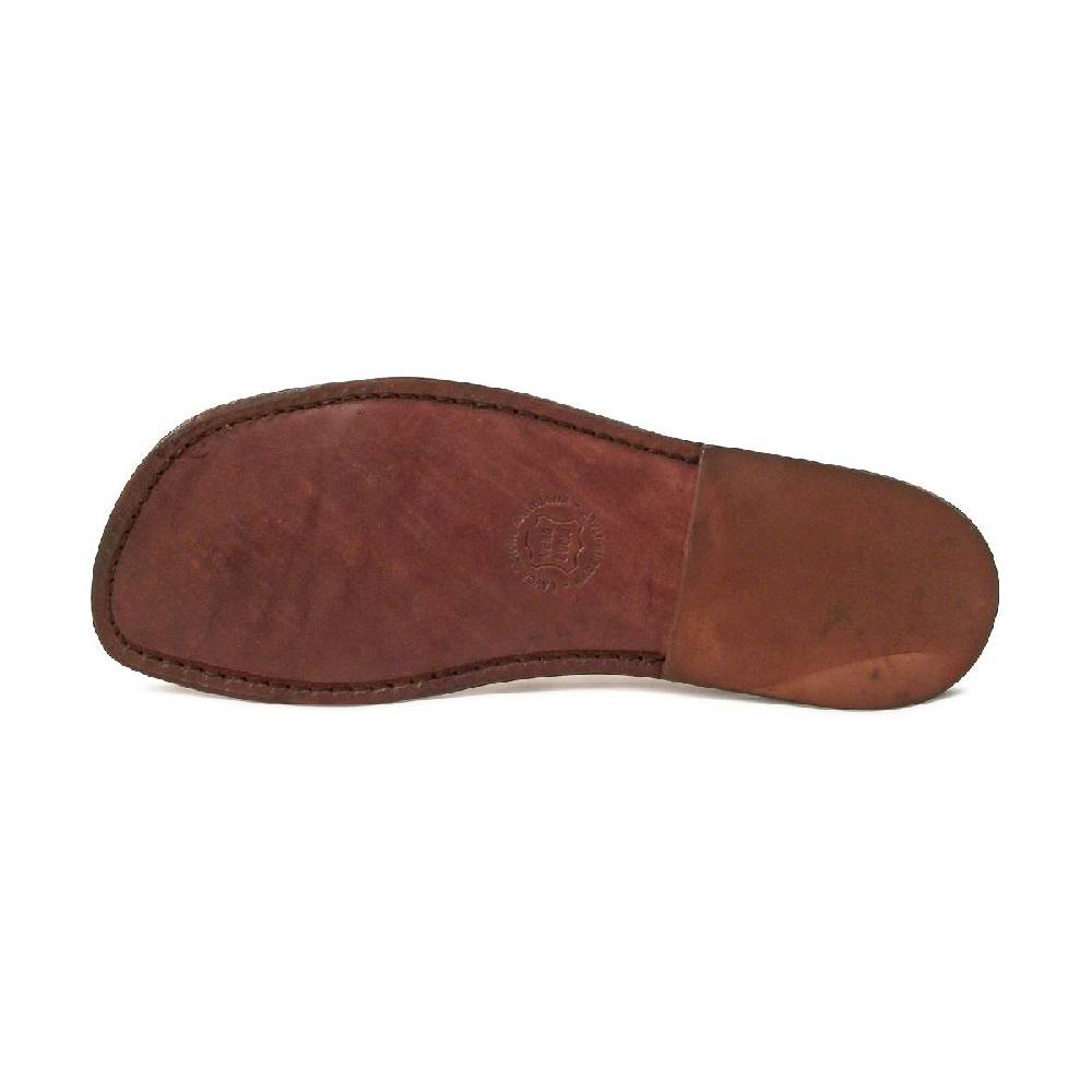 Lartigiano Del Cuoio Sandali gladiatore uomo in pelle color Testa di Moro Economico
