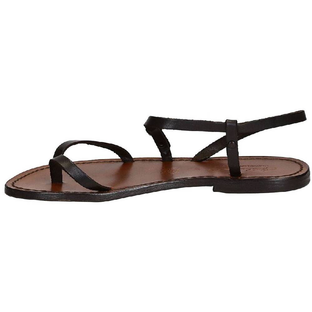 Lartigiano Del Cuoio Sandali schiava infradito da donna color testa di moro Vendite Flash
