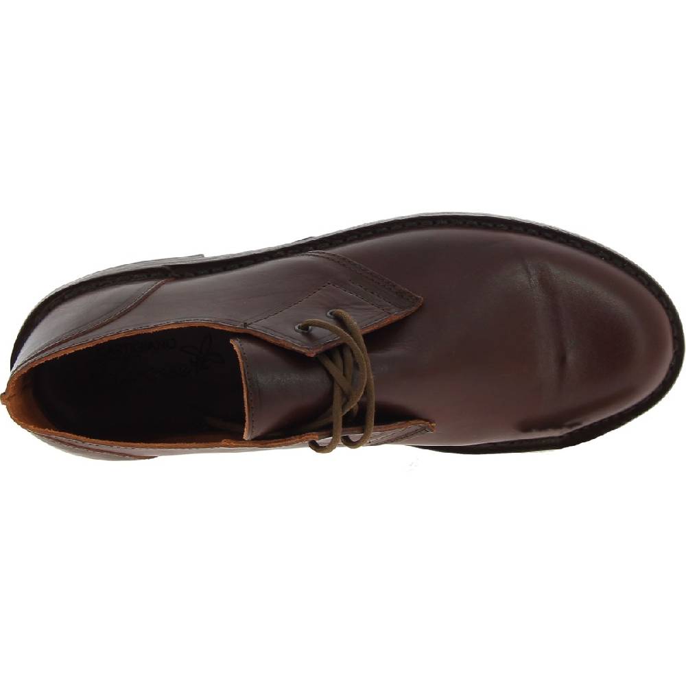 Lartigiano Del Cuoio Scarpe basse da uomo in pelle marrone scuro fatte a mano in Italia Convenienza
