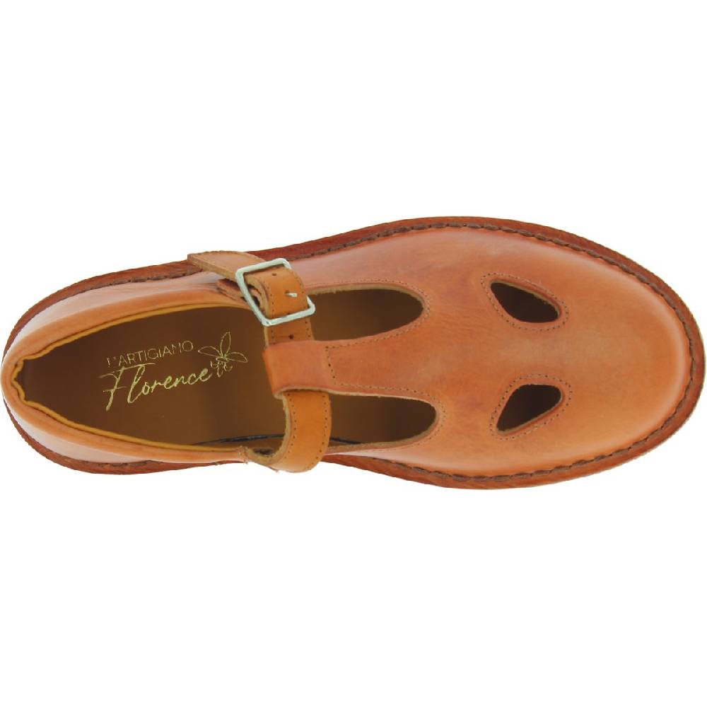 Lartigiano Del Cuoio Scarpe con occhietti per adulti in pelle marrone fatte a mano in Italia Offerta