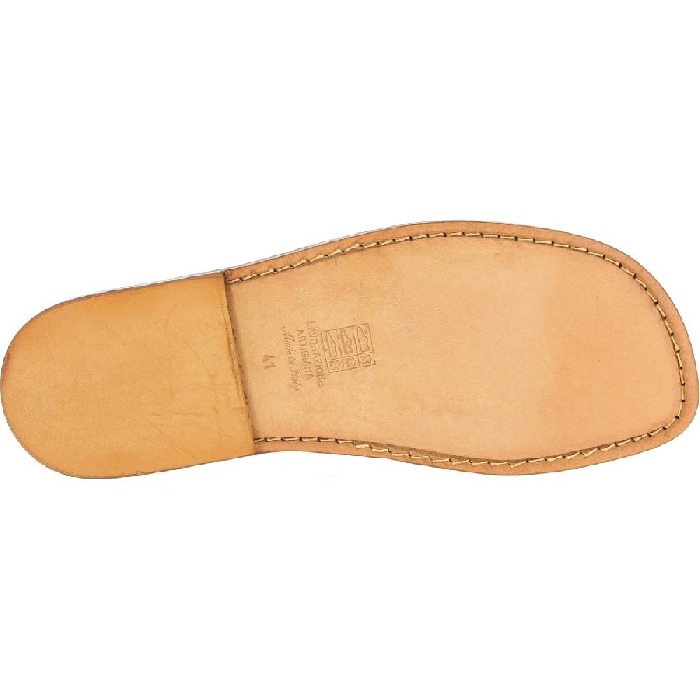 Lartigiano Del Cuoio Sandali da uomo a gabbia in pelle color cuoio Qualità Garantita