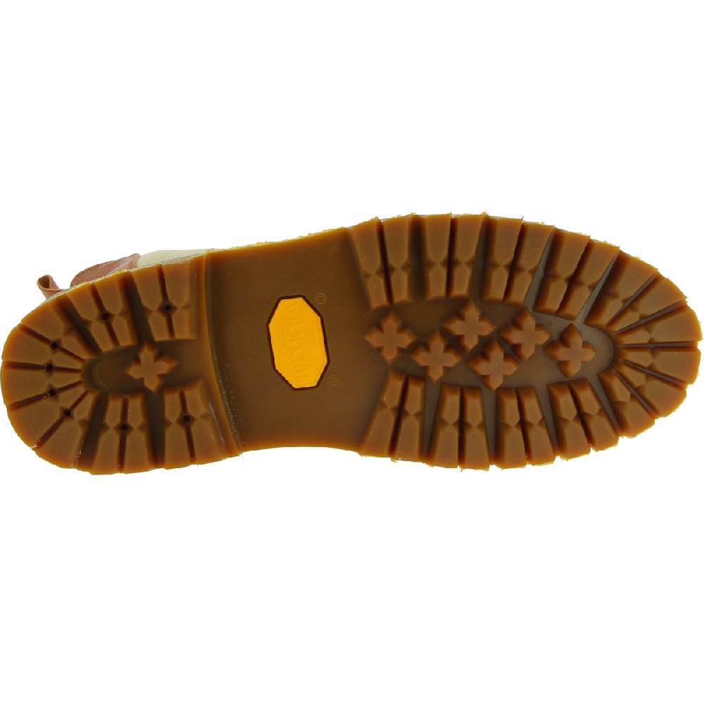 Lartigiano Del Cuoio Stivaletto beatles donna in pelle marrone e suola Vibram Novità