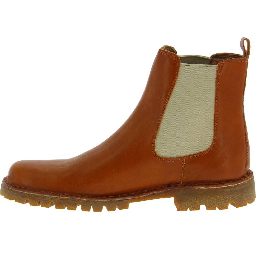 Lartigiano Del Cuoio Stivaletto beatles in pelle marrone e suola Vibram I Più Venduti