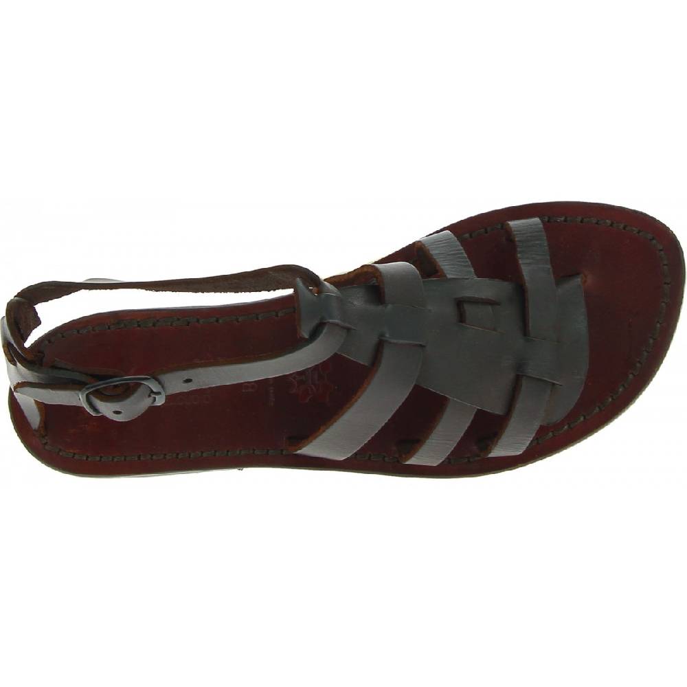 Lartigiano Del Cuoio Sandali donna in pelle colore testa di moro artigianali Shopping online