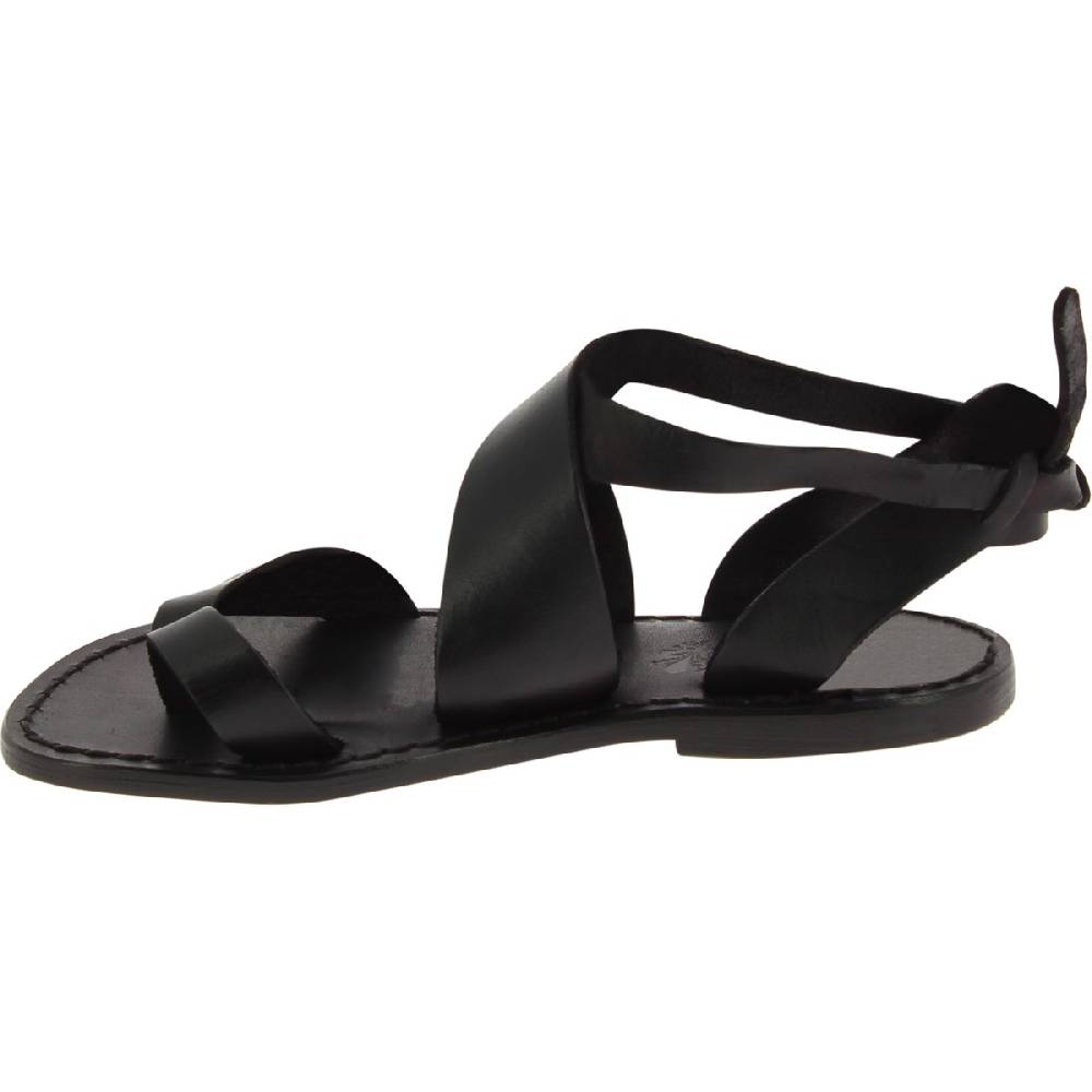 Lartigiano Del Cuoio Sandali donna in pelle colore nero fatti a mano in Italia Cyber Monday
