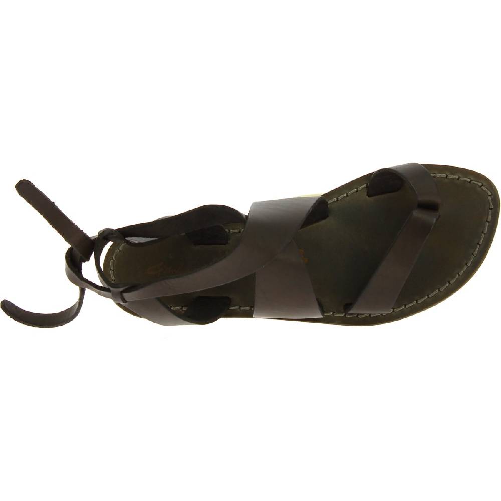 Lartigiano Del Cuoio Sandali donna in pelle color fango fatti a mano in Italia Offerta natalizia