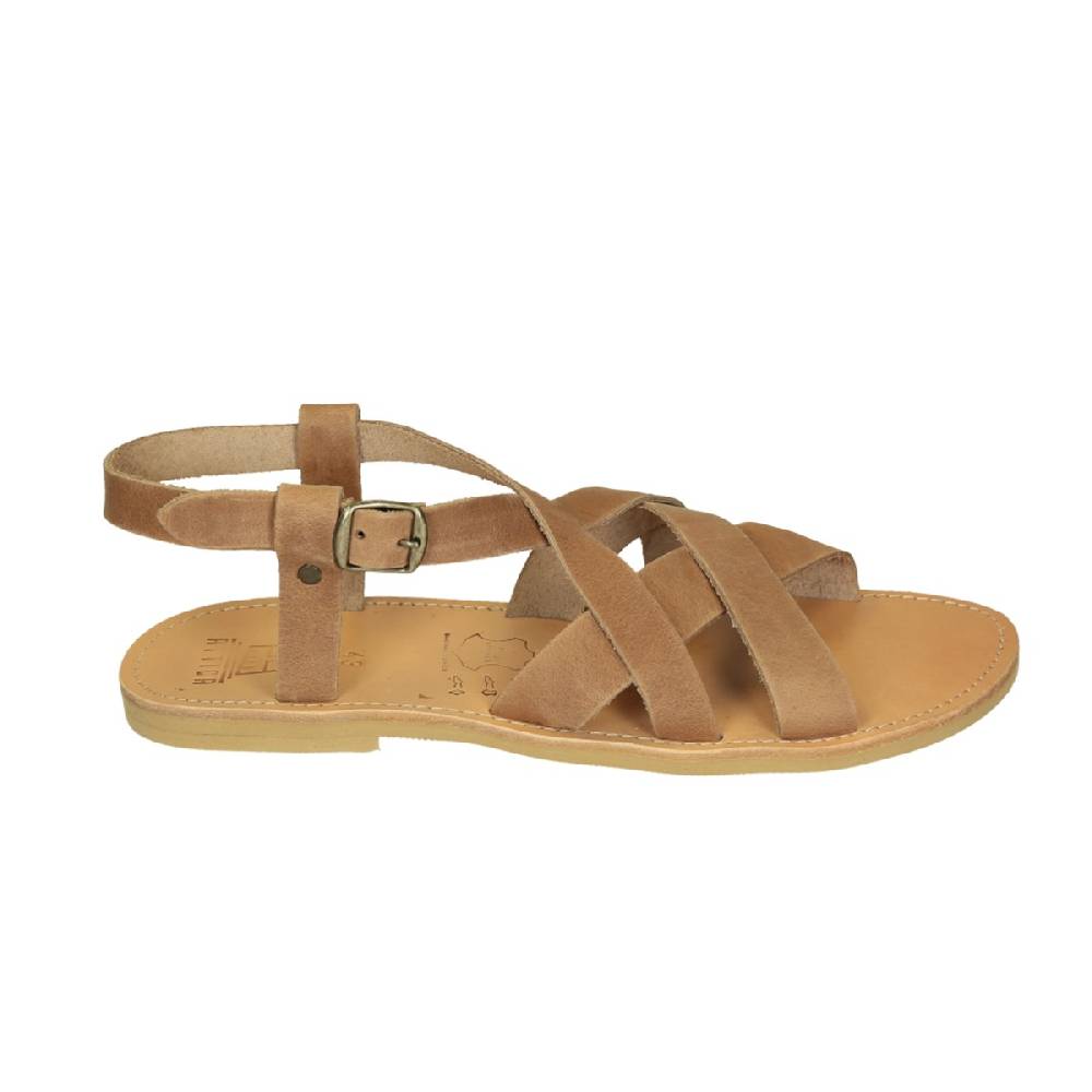 Lartigiano Del Cuoio Sandali infradito da uomo in pelle nabuk nude fatti a mano Offerta migliore