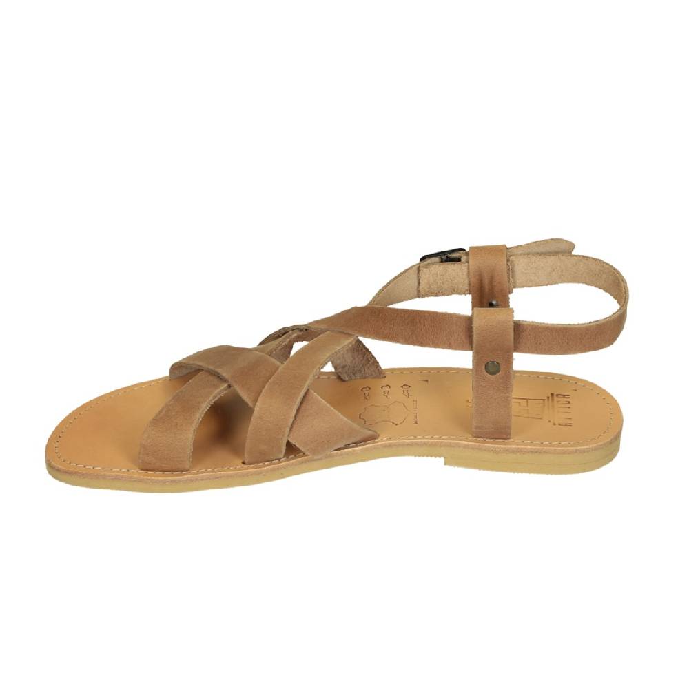 Lartigiano Del Cuoio Sandali infradito da uomo in pelle nabuk nude fatti a mano Offerta migliore