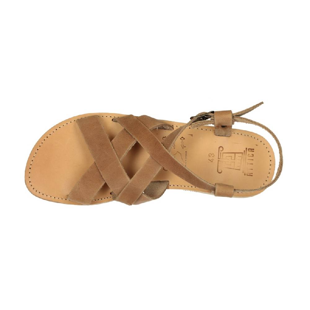 Lartigiano Del Cuoio Sandali infradito da uomo in pelle nabuk nude fatti a mano Offerta migliore