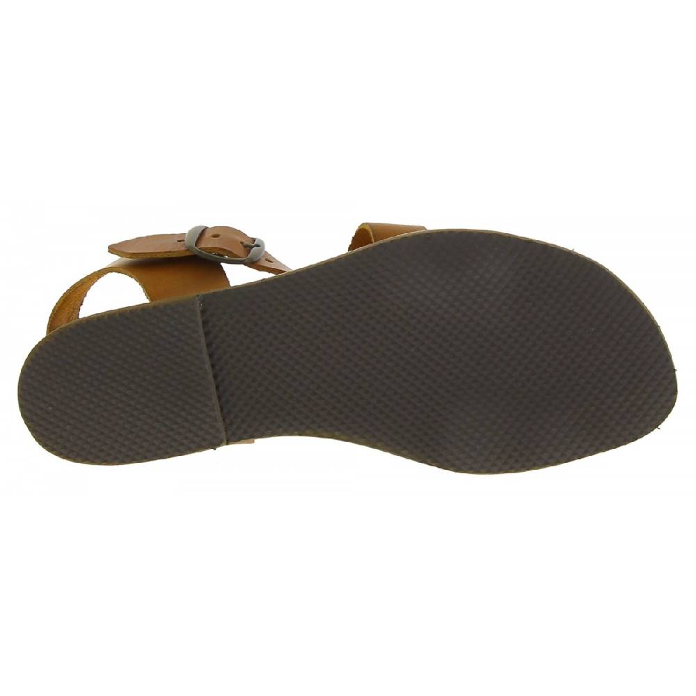 Lartigiano Del Cuoio Sandali alla francescana donna in pelle color cuoio artigianali Offerte stagionali