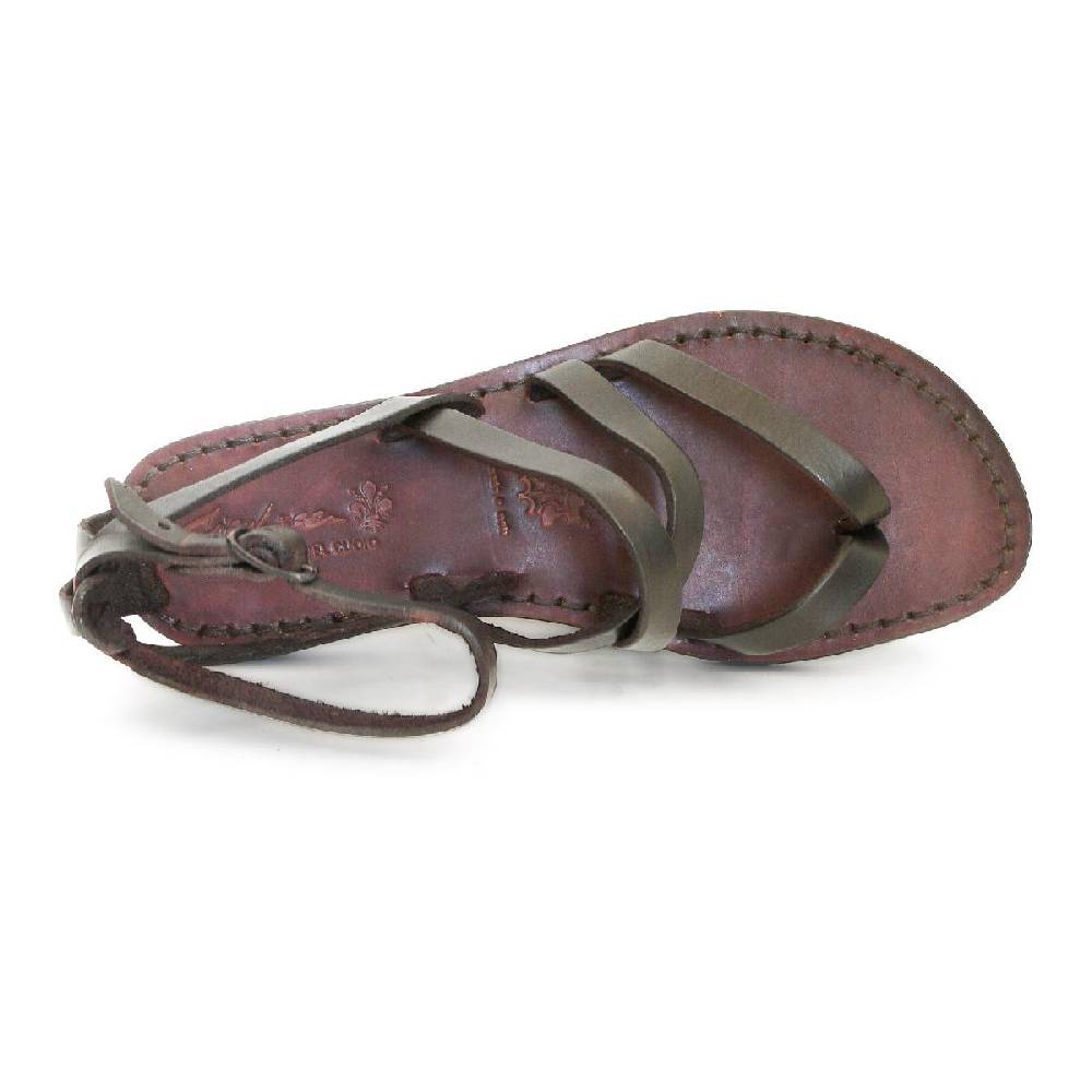 Lartigiano Del Cuoio Scarpe alla schiava artigianali in pelle marrone Enormi risparmi