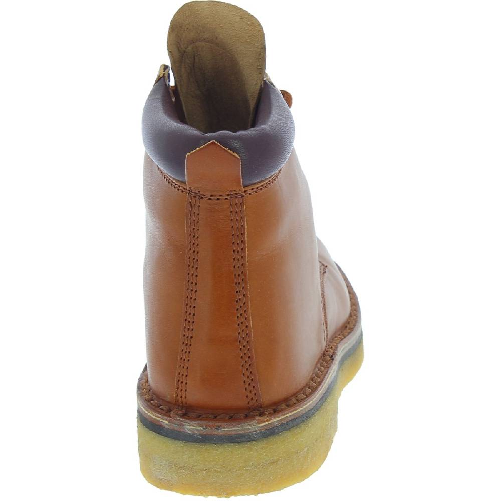 Lartigiano Del Cuoio Stivaletti donna artigianali in pelle marrone conciata al vegetale Super Saving Price