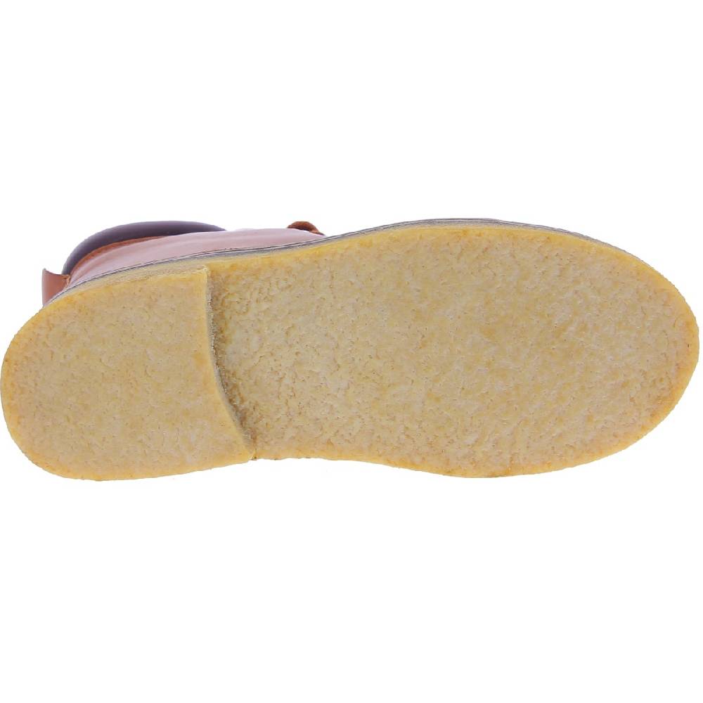 Lartigiano Del Cuoio Stivaletti donna artigianali in pelle marrone conciata al vegetale Super Saving Price