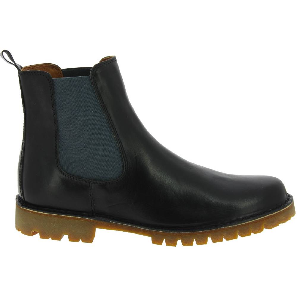 Lartigiano Del Cuoio Stivaletto beatles uomo in pelle nera e suola Vibram Ultimi due giorni