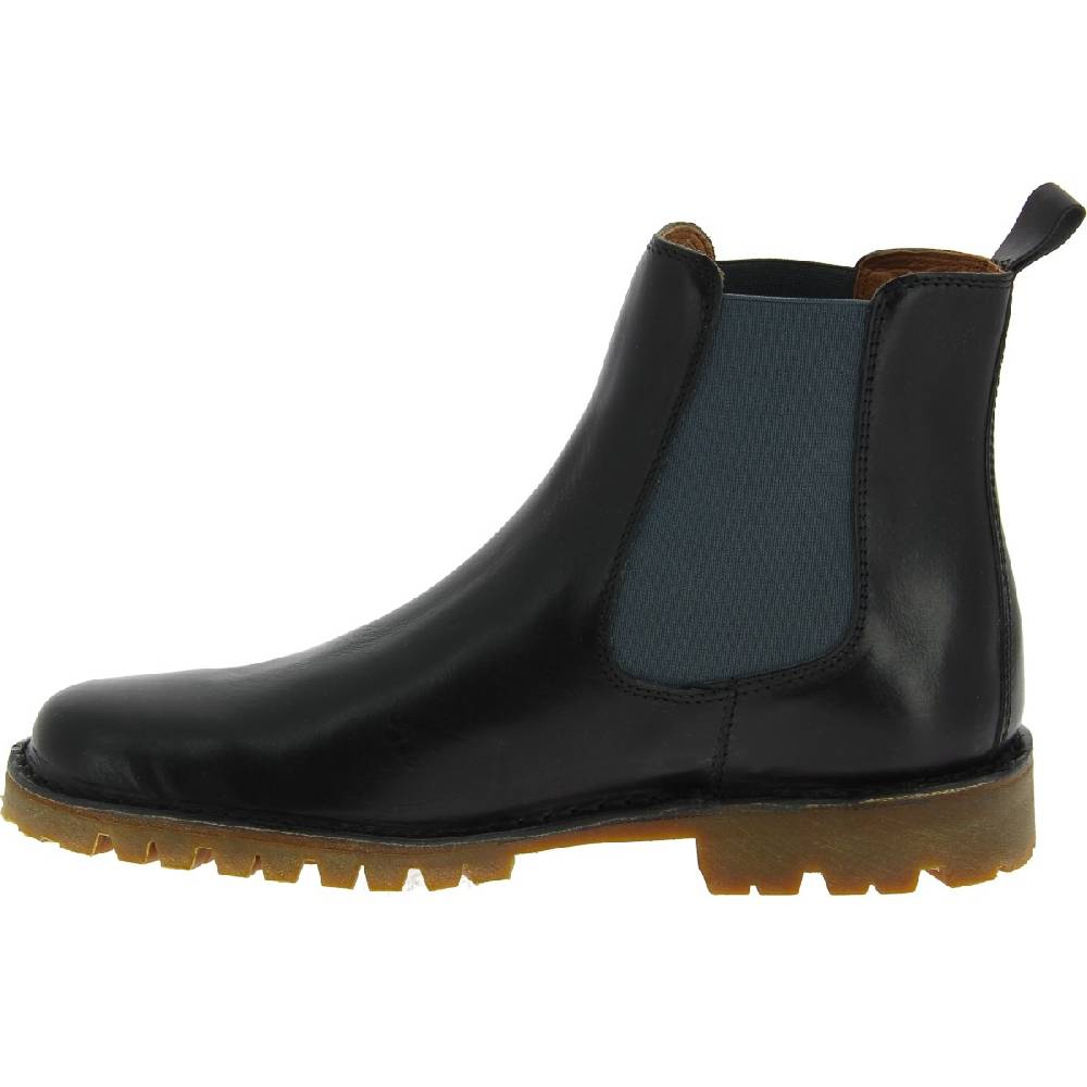 Lartigiano Del Cuoio Stivaletto beatles uomo in pelle nera e suola Vibram Ultimi due giorni