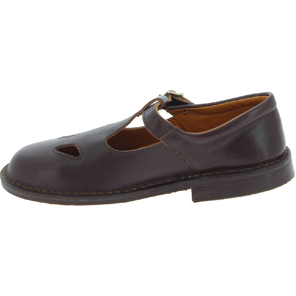 Lartigiano Del Cuoio Scarpe aperte da uomo in pelle marrone scuro fatte a mano in Italia Fino al 65% di sconto