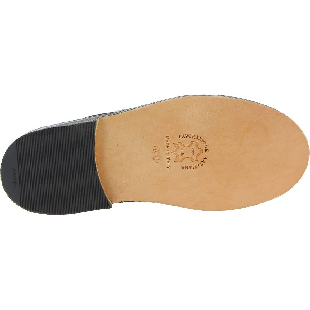 Lartigiano Del Cuoio Scarpe aperte da uomo in pelle marrone scuro fatte a mano in Italia Fino al 65% di sconto
