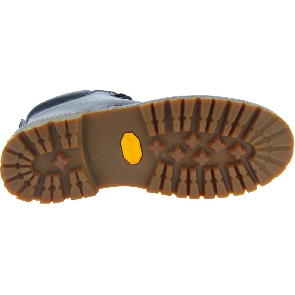 Lartigiano Del Cuoio Stivaletti uomo artigianali in pelle nera e suola Vibram Negozi Online