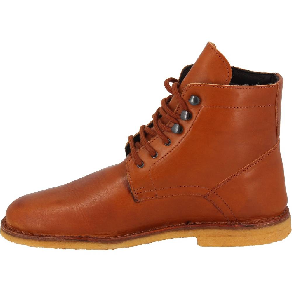 Lartigiano Del Cuoio Stivaletti da uomo in pelle color cuoio con fodera invernale Promozione Limitata