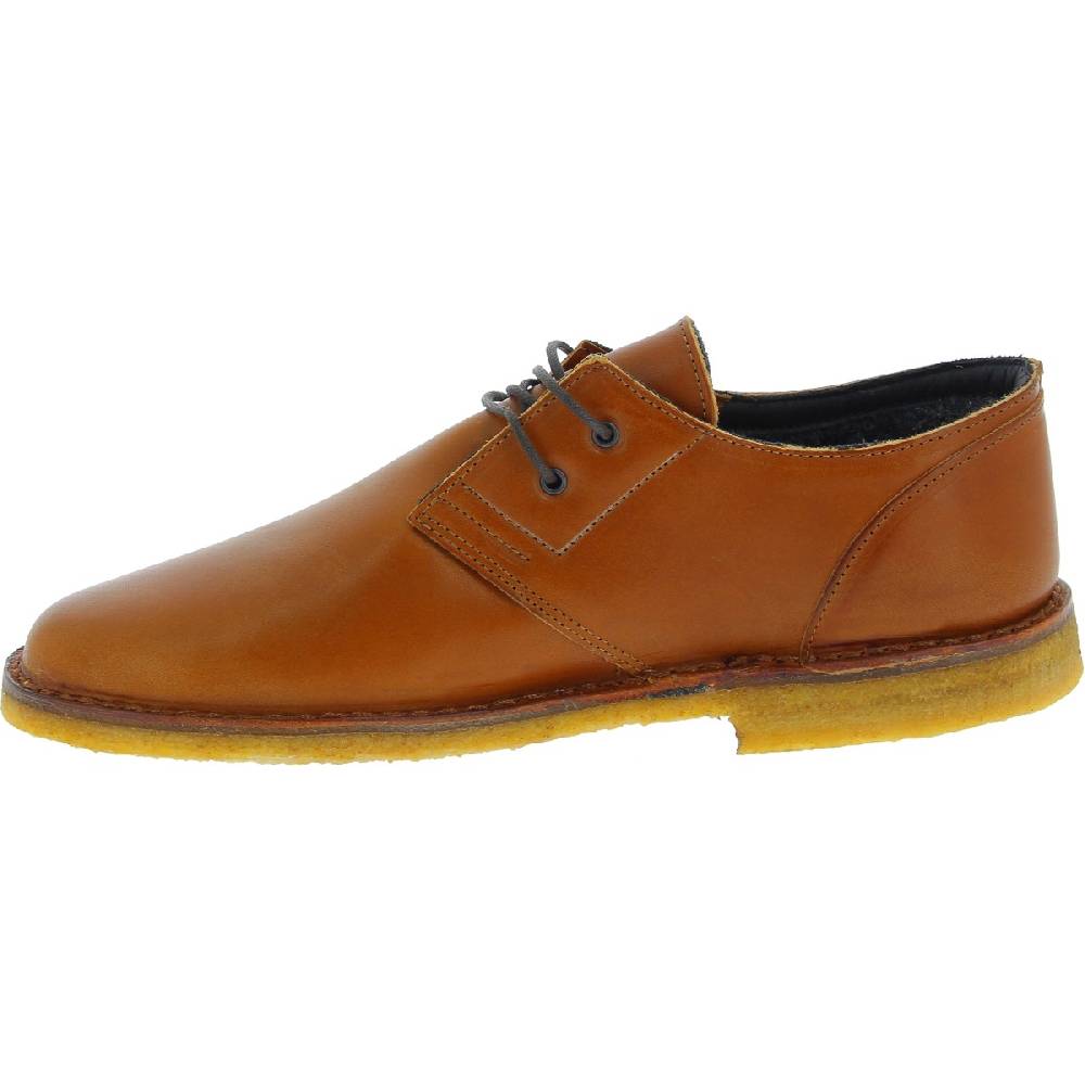 Lartigiano Del Cuoio Scarpe basse da uomo in pelle marrone con fodera invernale Vendita Calda