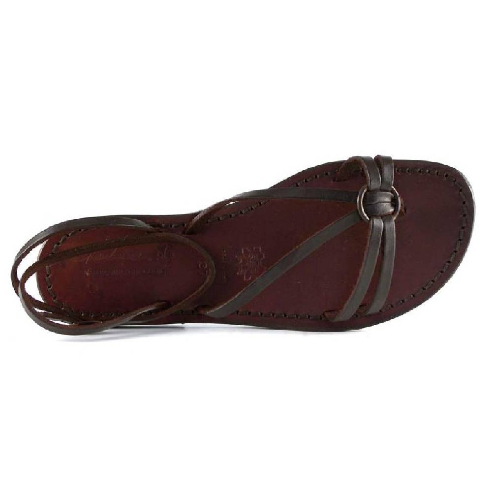Lartigiano Del Cuoio Sandali donna realizzati a mano in pelle color testa di moro Vendite stagionali