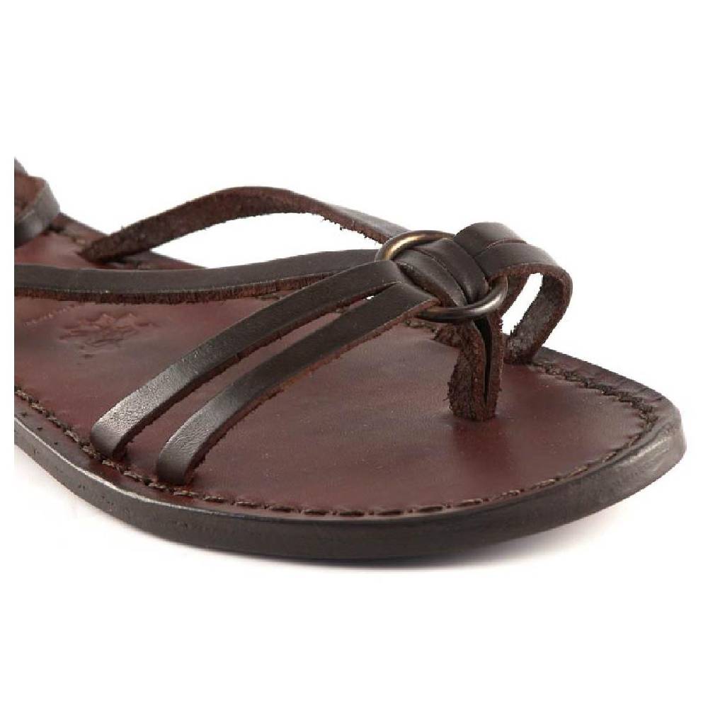 Lartigiano Del Cuoio Sandali donna realizzati a mano in pelle color testa di moro Vendite stagionali