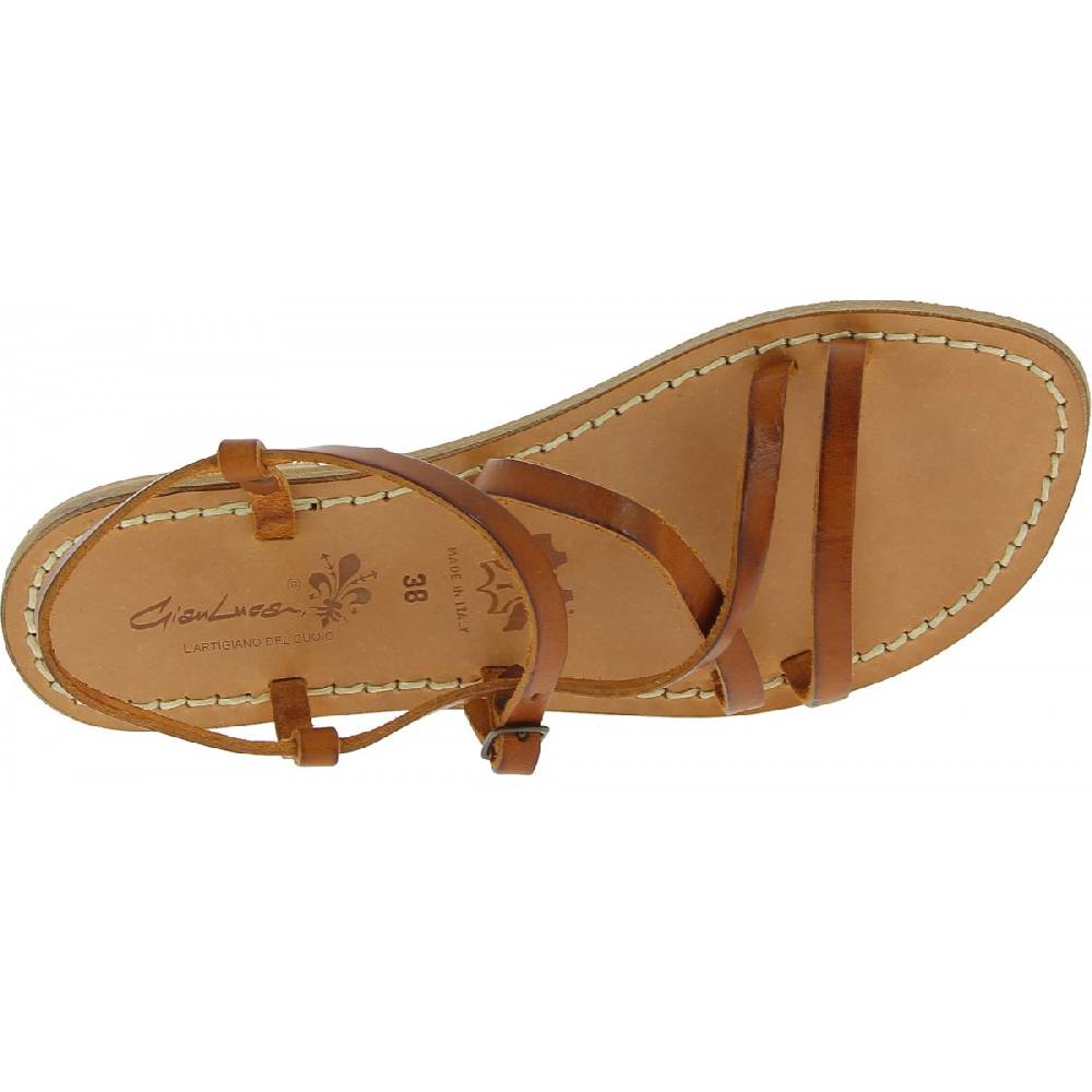 Lartigiano Del Cuoio Sandali bassi da donna in pelle e cuoio fatti a mano Sconti VIP