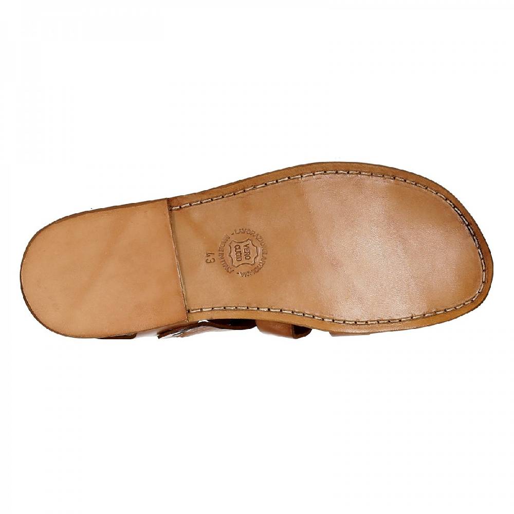 Lartigiano Del Cuoio Sandali uomo in cuoio antico realizzati a mano in pelle di vacchetta Only for today