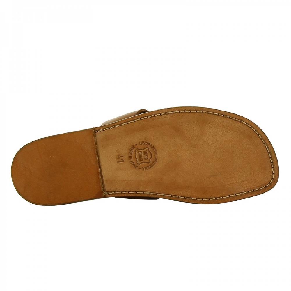Lartigiano Del Cuoio Sandali francescani uomo in pelle color cuoio artigianali Convenienza