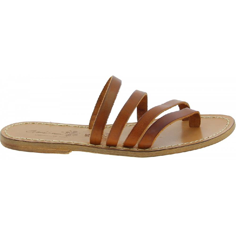 Lartigiano Del Cuoio Ciabatte infradito donna in pelle e cuoio artigianali Online Outlet