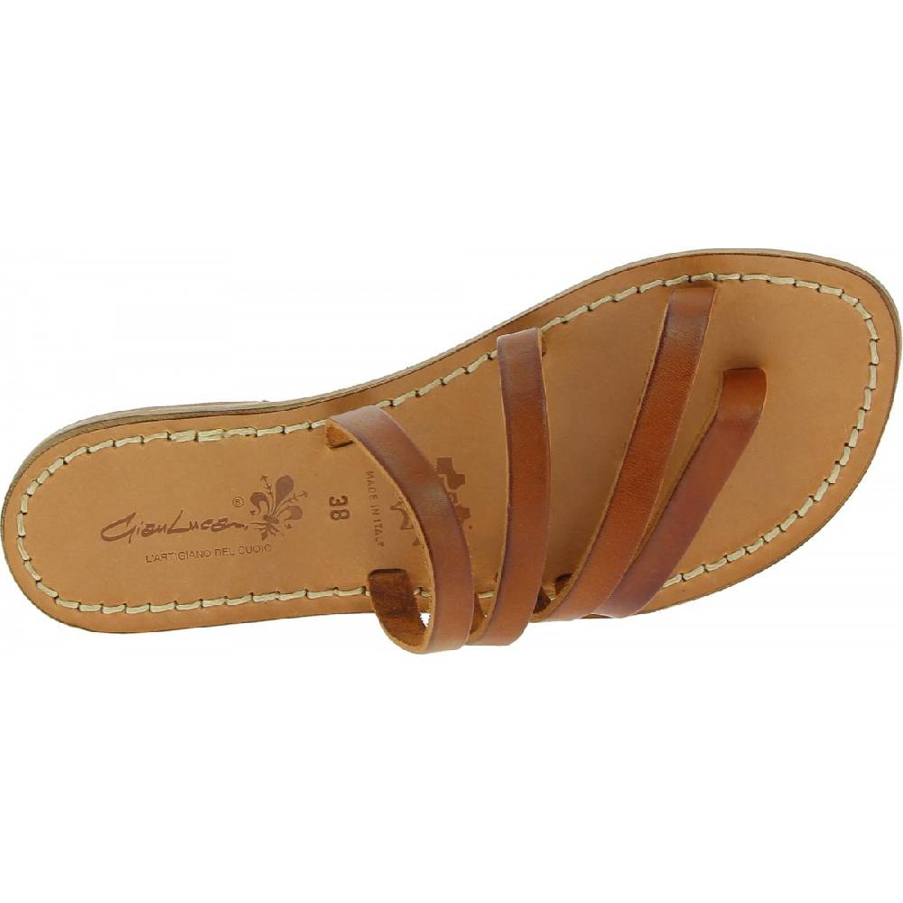 Lartigiano Del Cuoio Ciabatte infradito donna in pelle e cuoio artigianali Online Outlet