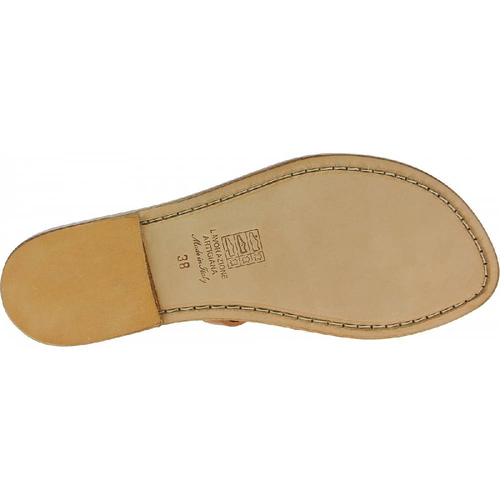 Lartigiano Del Cuoio Ciabatte infradito donna in pelle e cuoio artigianali Online Outlet