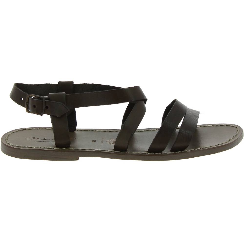 Lartigiano Del Cuoio Sandali uomo in pelle color fango fatti a mano in Italia Fino al 65% di sconto