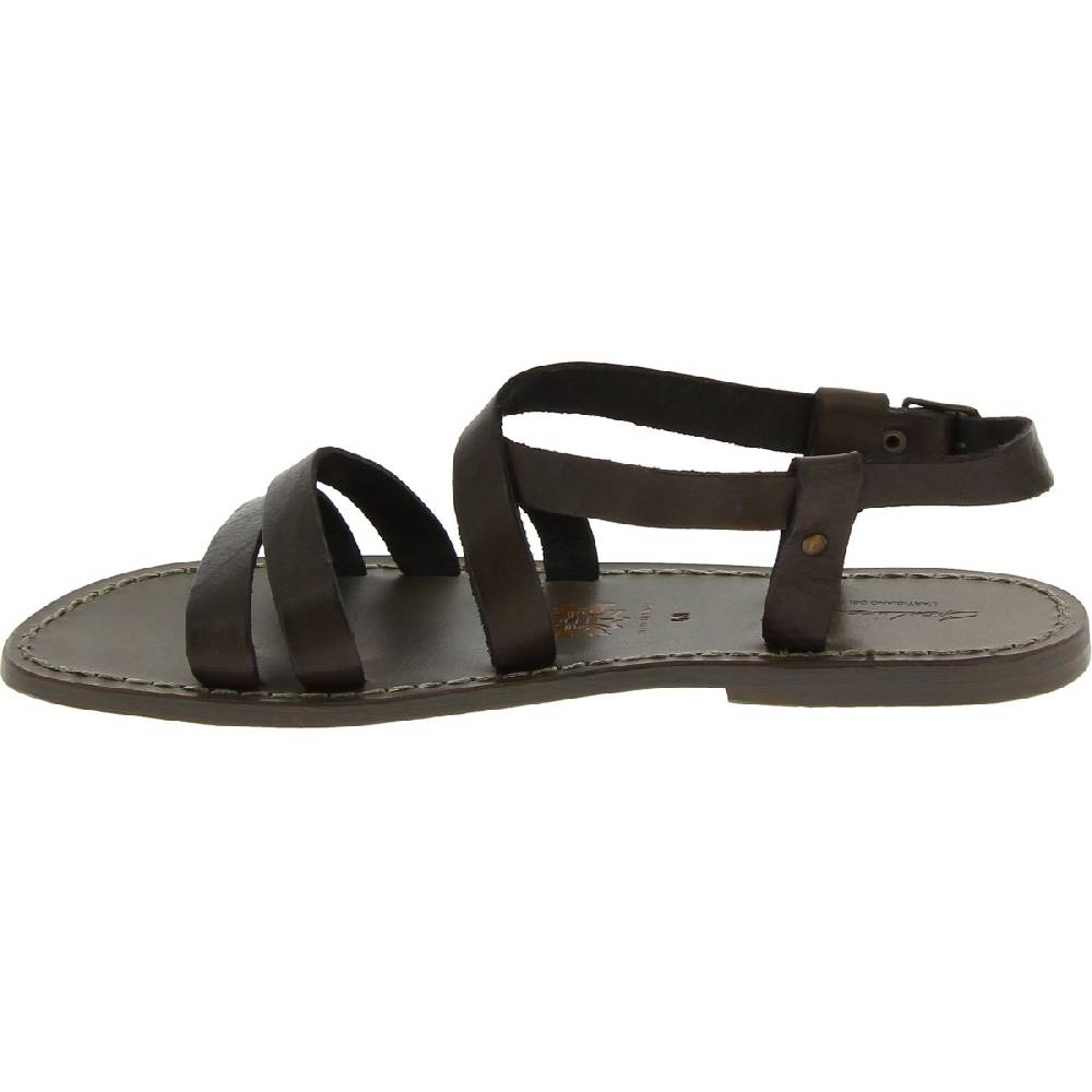 Lartigiano Del Cuoio Sandali uomo in pelle color fango fatti a mano in Italia Fino al 65% di sconto